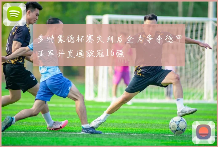 多特蒙德杯赛失利后全力争夺德甲亚军并直通欧冠16强