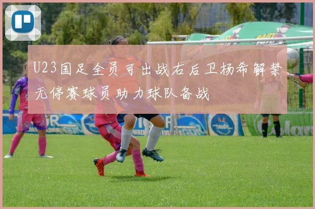 U23国足全员可出战右后卫杨希解禁无停赛球员助力球队备战